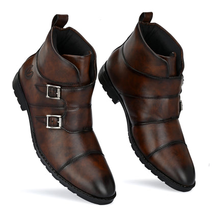 Vellinto Royal Look Monk Strap Shoes For Men