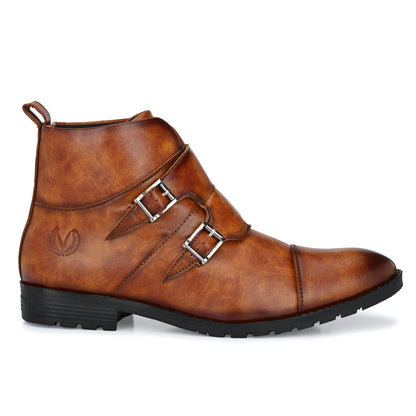 Vellinto Royal Look Monk Strap Shoes For Men