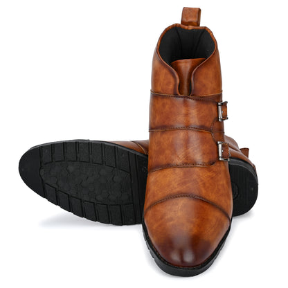 Vellinto Royal Look Monk Strap Shoes For Men